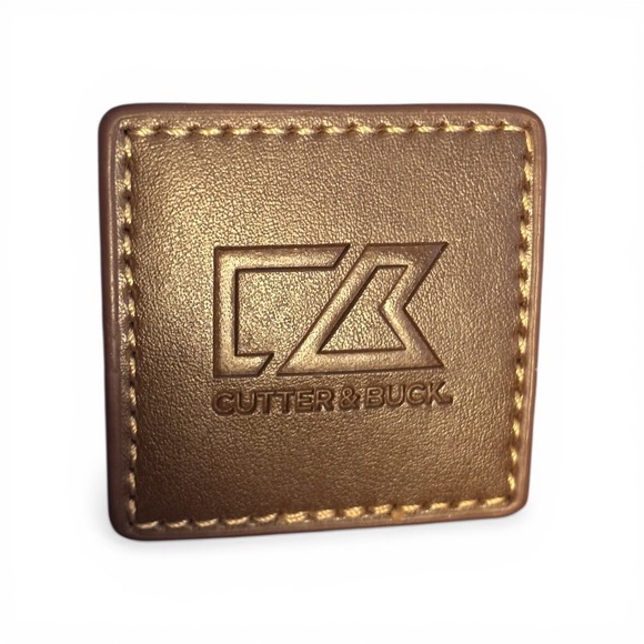 Cutter & Buck Black Nylon Leather Trim Tote Bag Ameriprise Zip Top Work Travel - Picture 2 of 14